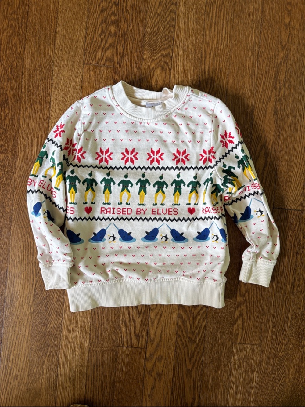 Hanna Andersson X Elf Raised by Elves child size 5 sweater sweatshirt